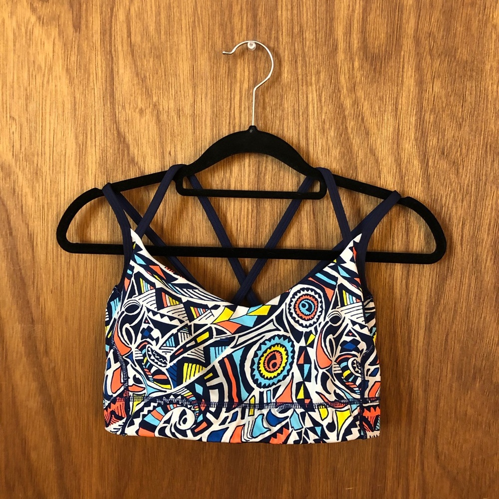 Beach Baller Zumba Bra Size L